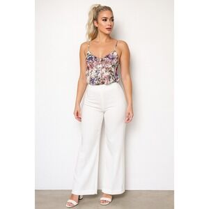 Victoria's‎ Secret Gold Label Floral Lace Trim Cami Tank Top Womens M